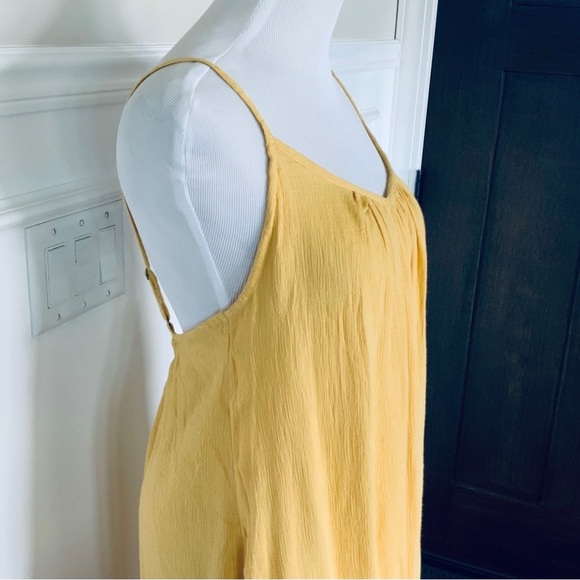 Billabong Babydoll Dress Cover-Up Yellow Size Medium NWT - Picture 7 of 15